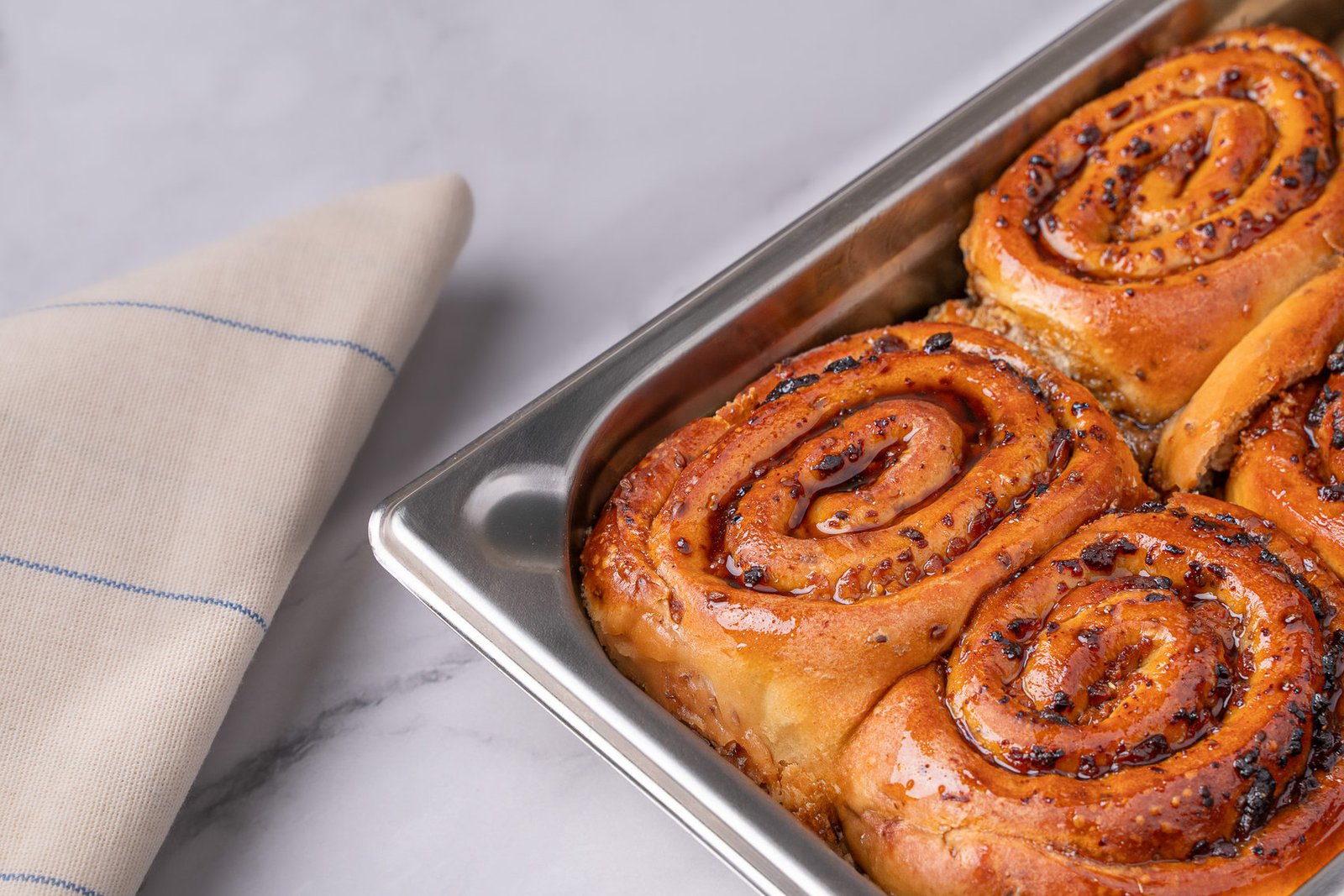 Bandeja de repostería con piezas en espiral